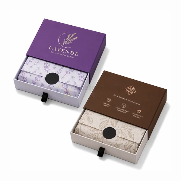 drawer style rigid boxes